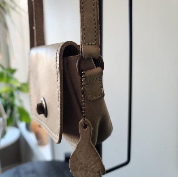 Roots Leather Mini Crossbody Bag - Picture 2 of 5